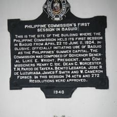 Philippine Commission’s First Session in Baguio historical marker