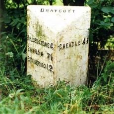 Milepost, Manor Farm, between Draycott & Cresswell, nr jct
