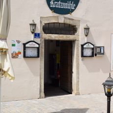 Portal and inn's sign