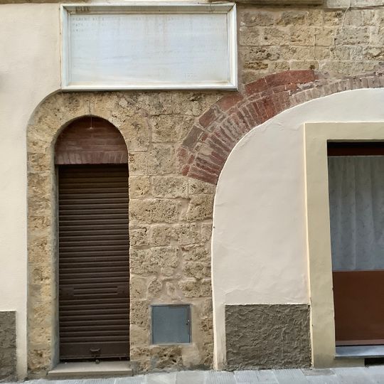 Targa casa natale Paolo Mascagni