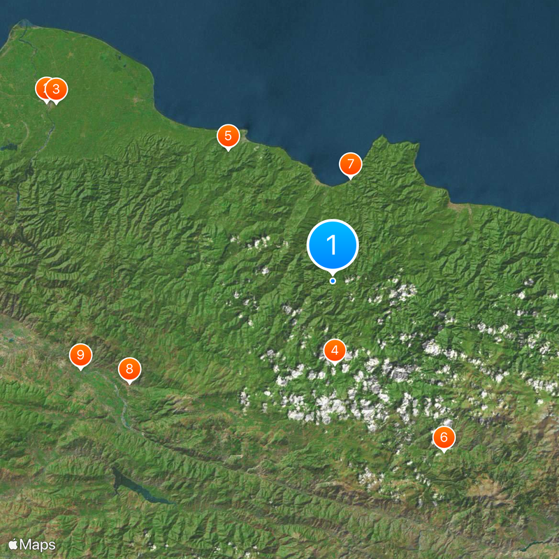 Provincia de Ordu Mapa