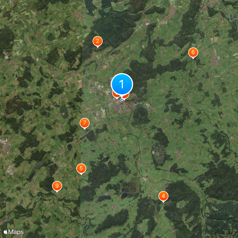 Leutkirch im Allgäu Mappa