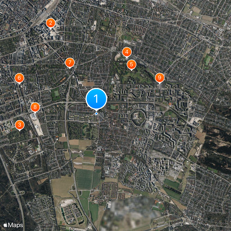 Ramersdorf-Perlach Mapa