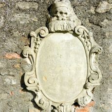 Epitaphkartusche Pfarrer Matthias Stembler