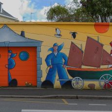 Fresque sur garage privé