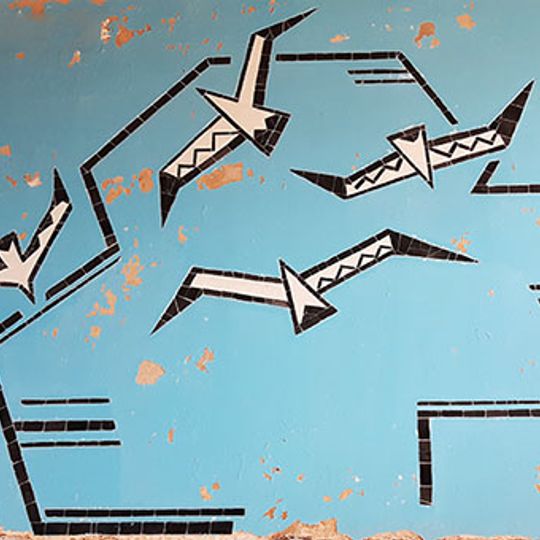 Mosaïque du port fluvial de Kiev