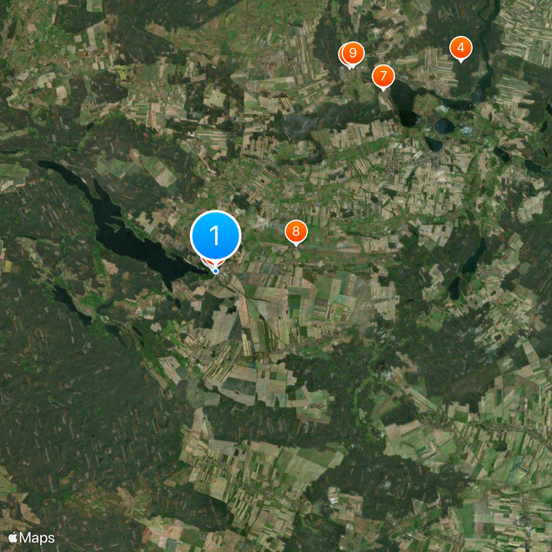 Sława Map
