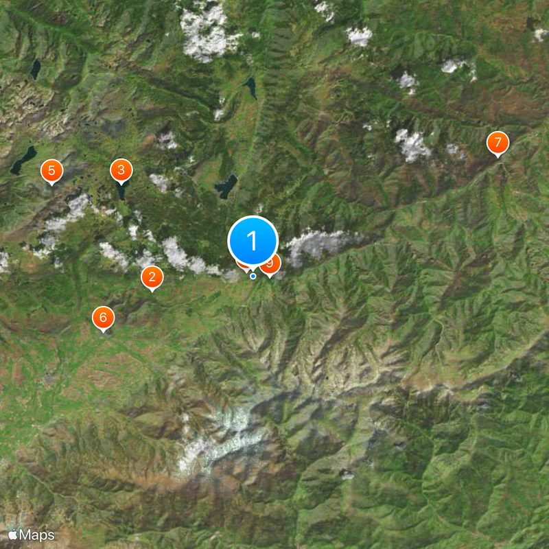 Ligne de Cerdagne Mappa