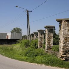 Pozostałości ogrodzenia, lata 1834-1845