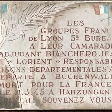 Commemorative plaque