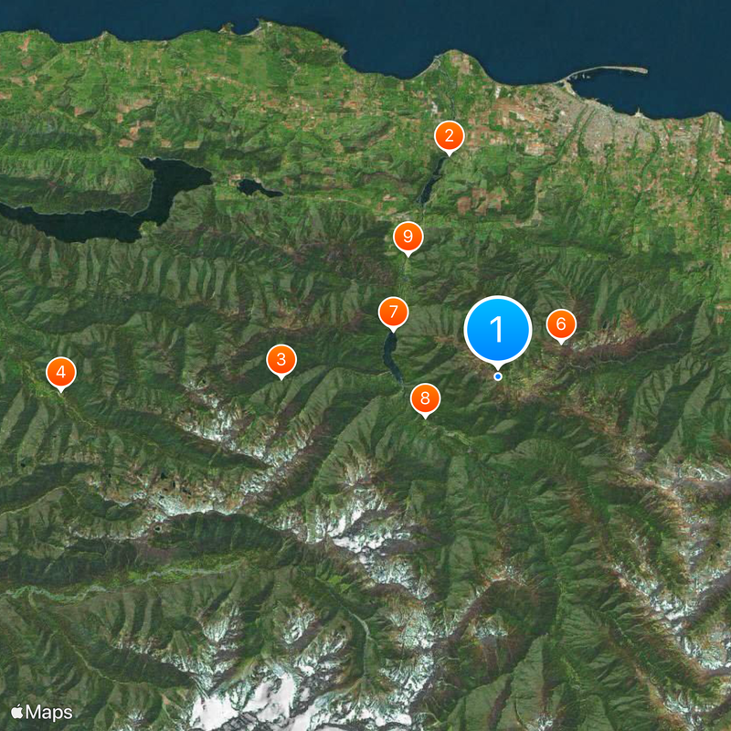 Hurricane Ridge Map