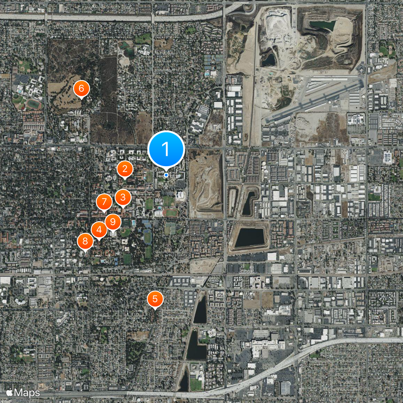 Pitzer College Map