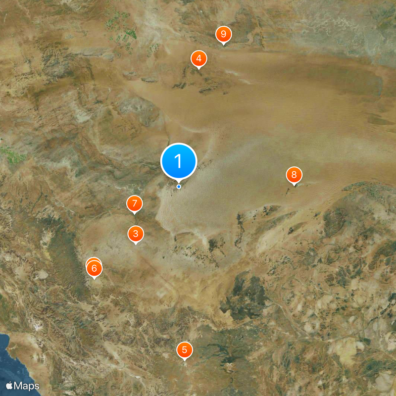 King Salman Bin Abdulaziz Royal Natural Reserve Carte