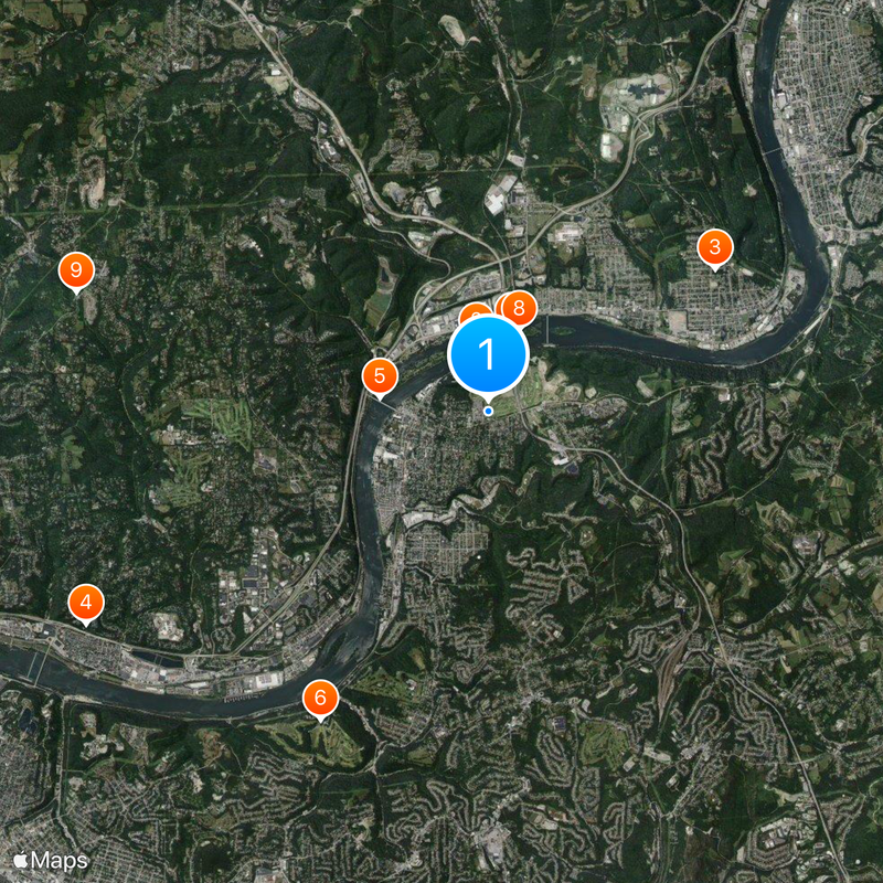 Oakmont Country Club Map