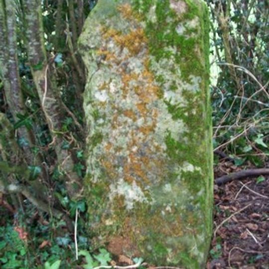 Milestone, between Turnpike Farm & bottom of Beacon Hill