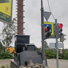 Monument for land development workers of Staraya