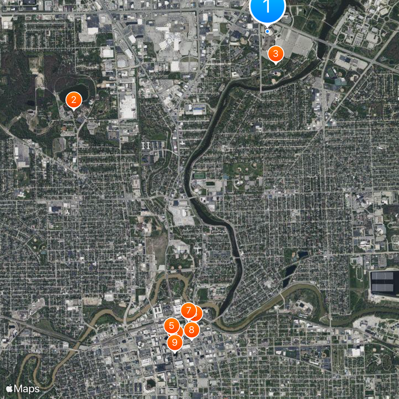 Allen County War Memorial Coliseum Map