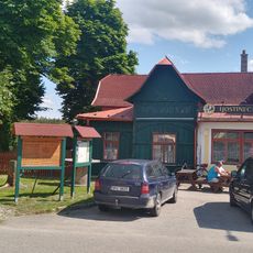 Výstavní pavilon z Jubilejní výstavy v Praze r. 1891