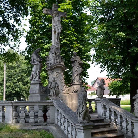 Kostol sv. Štefana Kráľa s areá, súsošie