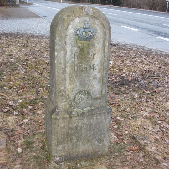 Royal Saxon milestone Tannenberg