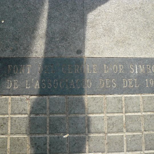 Placa del Cercle d'Or