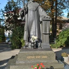 Statue of Yosyf Slipyi in Ternopil