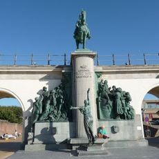 Monument of Leopold II in Ostend