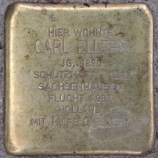 Stolperstein dedicated to Carl Ellern