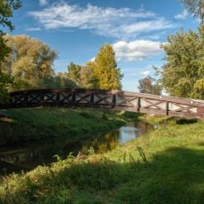 Footbridge over the Svitava near Říční street