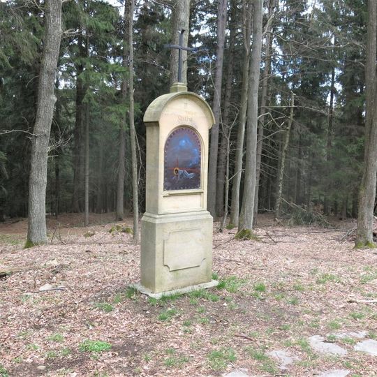 Kaplička III. zastavení křížové cesty na vrchu Jáchym