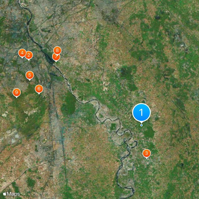 Gautam Buddha University Map