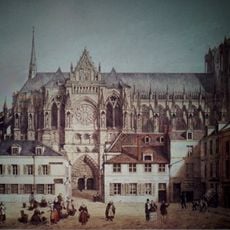 Cour du Chapitre cathédral de Reims