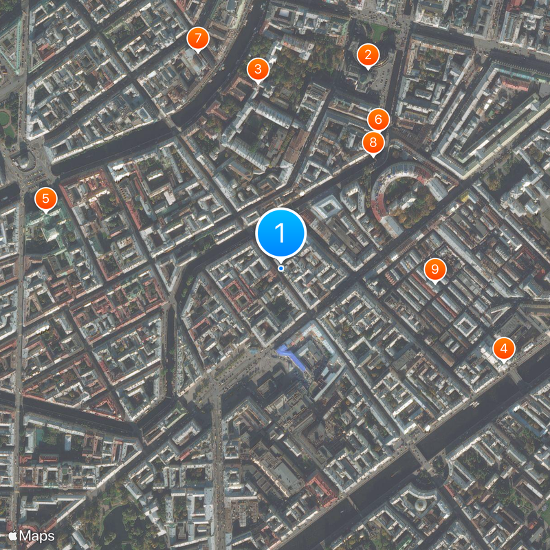 Gorokhovaya Street Map