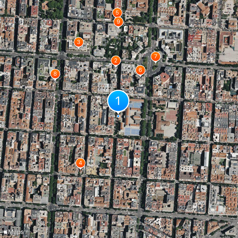 Colegio del Pilar Map