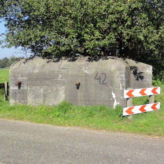 Peel-Raamstelling: kazemat B 42