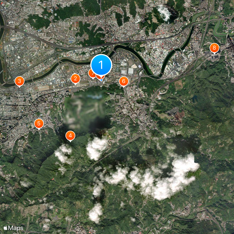 Nangang District Mapa