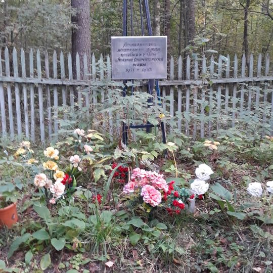 World War II memorial graves in Dunay