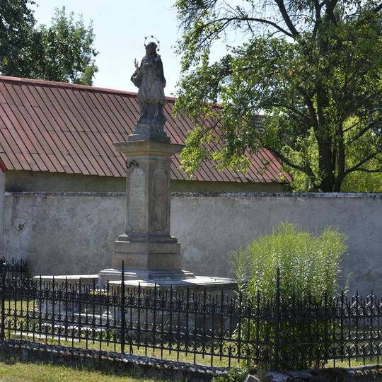 John of Nepomuk statue in Loukov