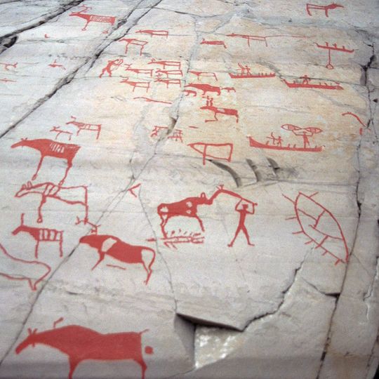 Rock carvings at Alta