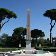Obelisk in Villa Medici gardens