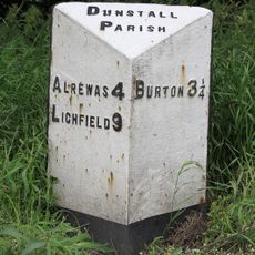 Milepost, between Burton S turn & Barton turns