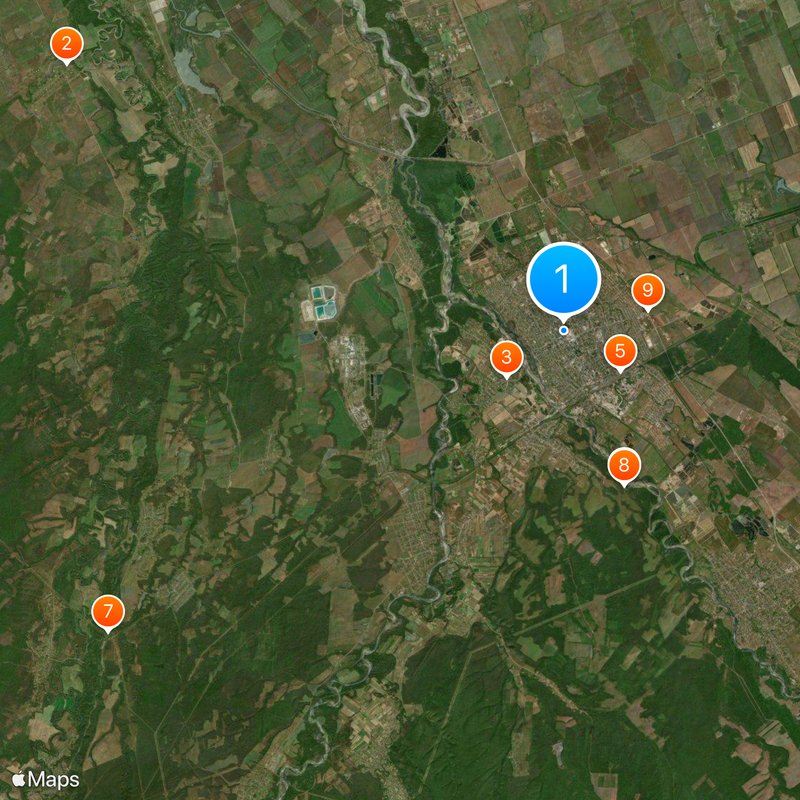 Belorechensk Map