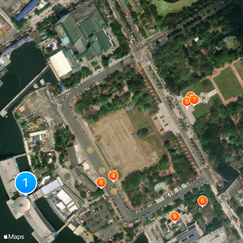 Manila Ocean Park Map