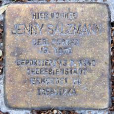 Stolperstein en memoria de Jenny Salzmann