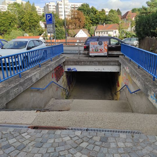 Podchod pro Jiráskovu ulici pod silnicí II/105 v Týně nad Vltavou
