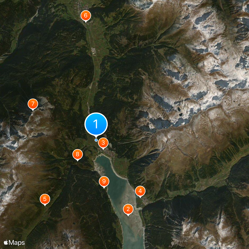 Reschen Pass Map