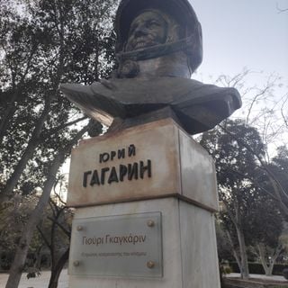 Juri Gagarin Statue in Nicosia Municipal Gardens