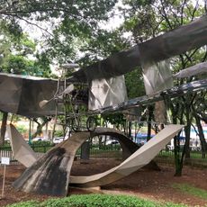 Santos-Dumont 14-bis replica at Parque Santos Dumont