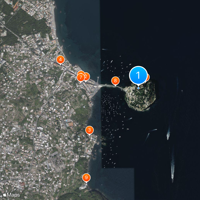 Aragonese Castle Map