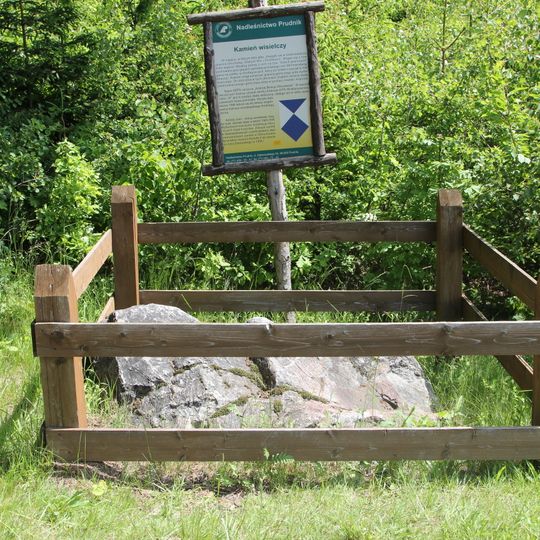 Kamień graniczny w Podlesiu